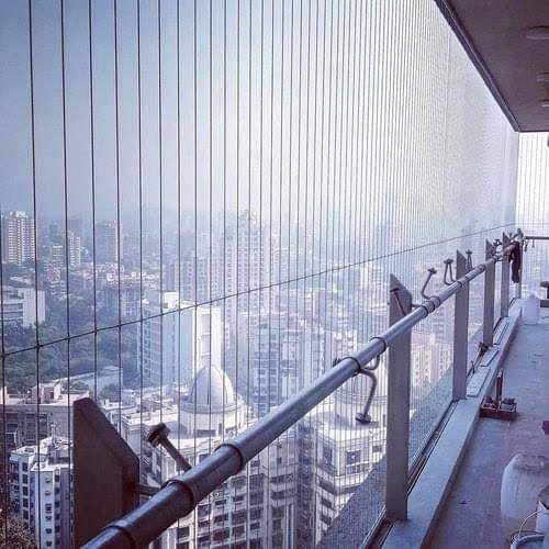 Balcony safety grills in Mira Road